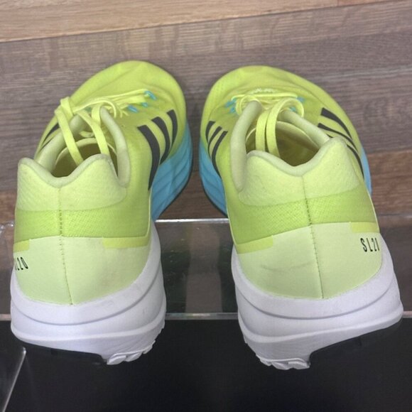Adidas Mens SL20.2 M Running Shoes Used Yellow Blue Size Men 10 - Picture 6 of 16